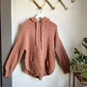 Madewell Wilmington Hoodie Sweater in Heather Taffy
